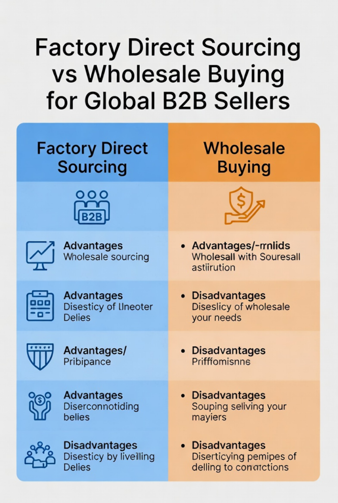 Factory Direct Sourcing vs Wholesale Buying: What Most Sellers Overlook