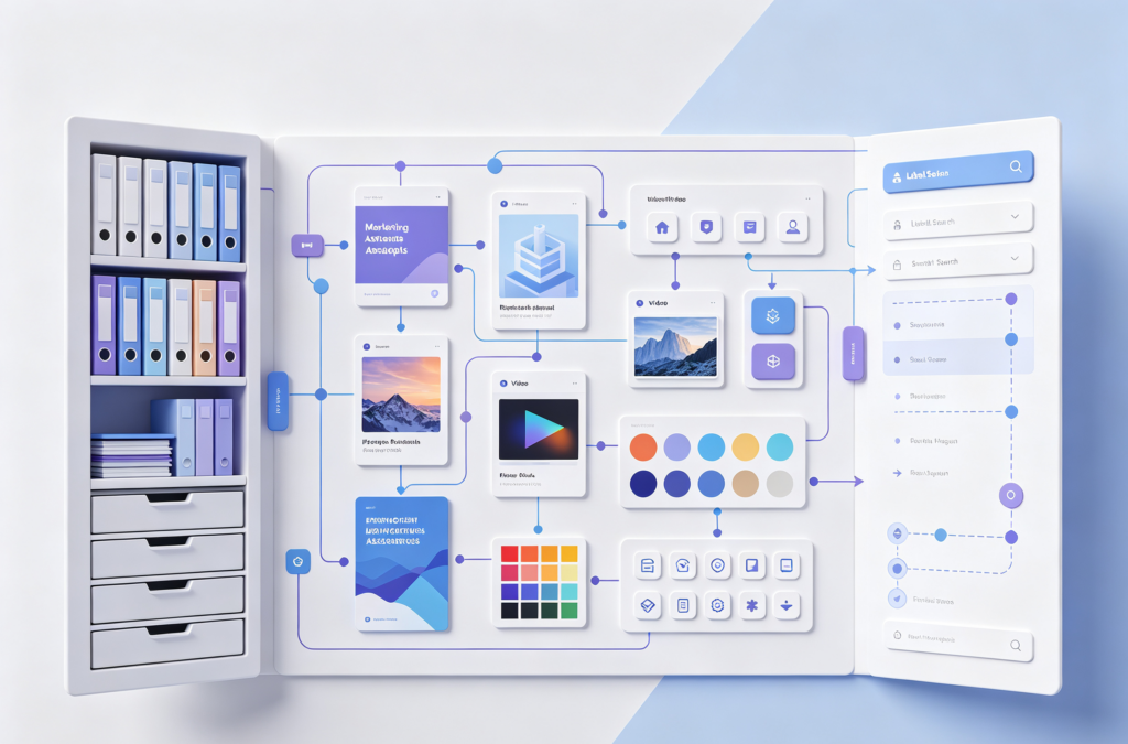 best systems for organizing and tagging marketing assets