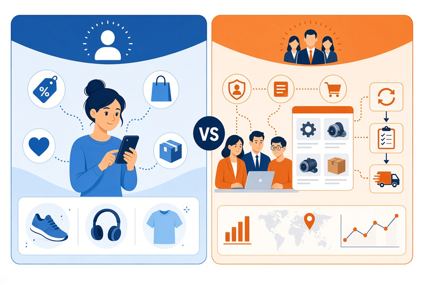 B2B Personalization vs B2C Personalization How Global Sellers Can Build Faster More Accurate Buying Experiences​